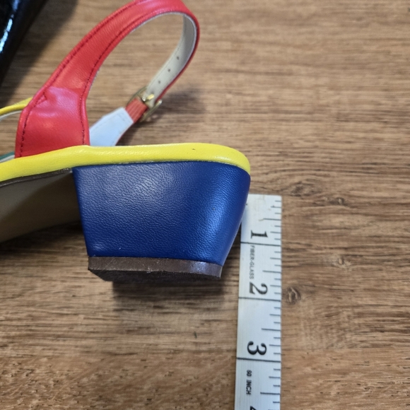 Vintage Vibrant Happy Go Lightlys By Treadeasy Multicolor Women's Sandals Size 9 - Picture 7 of 7